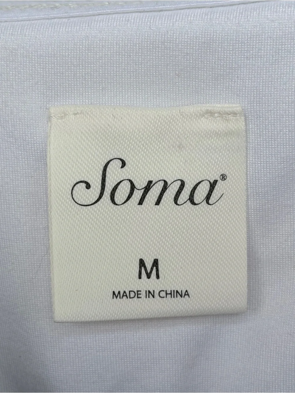 Soma Tropical Palm Leaf Twist-Front Bra Dress Green White - Medium